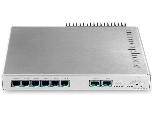 Innovaphone IP311 VOIP-GATEWAY, 10,100,1000 Mbit/s, IEEE 802.3,IEEE 802.3ab,IEEE 802.3af,IEEE 802.3az,IEEE 802.3u, 10/100/1000Base-T(X), 840 g, 210...