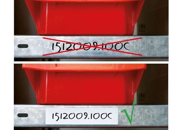 MAUL 6524502, Hvit, Plast, 30 mm, 1000 mm