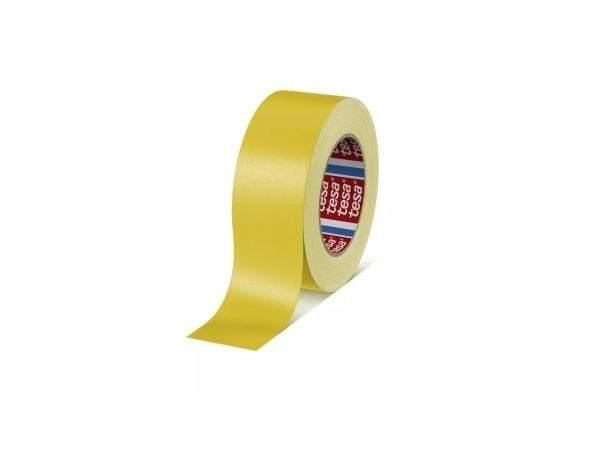 Tesa 04651GE-25 - Premium stofftape åpent stoff 25 mm gul ( 04651-00520-00)