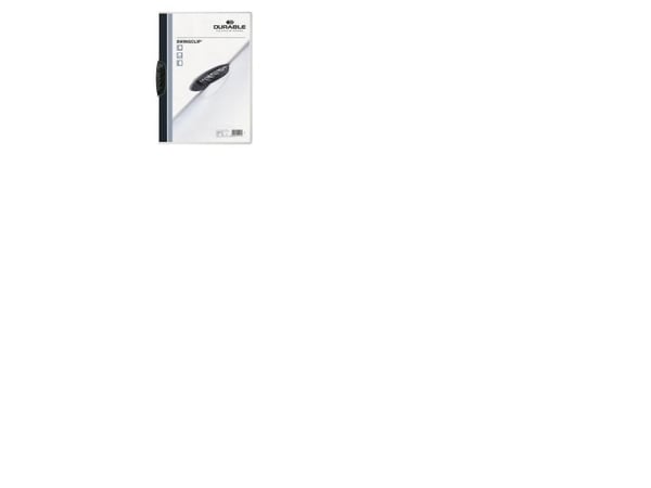 DURABLE SWINGCLIP - Klipsfil - for A4 (210 x 297 mm) - kapasitet: 30 ark - transparent med svart klips