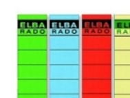 Elba Spine Label for Lever Arch Files 190 x 59 mm Yellow, Gult, 10 ark, 59 mm, 190 mm, 10 stykker