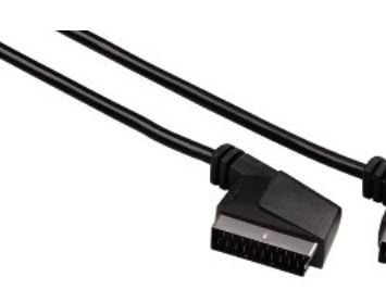 Hama - Video/lydkabel - SCART (hann) til SCART (hann) - 3 m - skjermet - svart