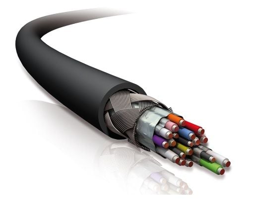 PureLink PureID Series - Felles audio-/video-/nettverkskabel - 200 m - trippel beskyttelse - svart