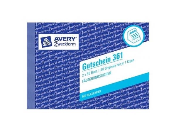 Avery 361, 100 kpl, Valkoinen, Keltainen