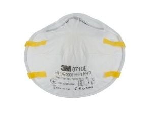 3M 8710PRO20, Kopp, FFP1, Hvit, Gult, Produksjon, 20 stykker