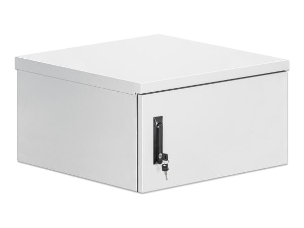 Intellinet 716086, Veggmonterbar hylle, 6U, 100 kg, Nøkkellås, Forbedret kabelføring, 31,5 kg