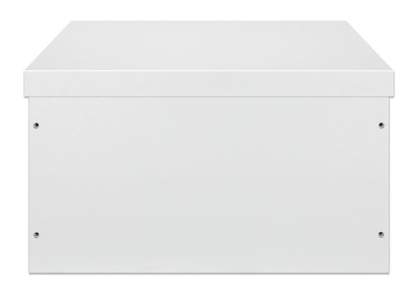 Intellinet 716086, Veggmonterbar hylle, 6U, 100 kg, Nøkkellås, Forbedret kabelføring, 31,5 kg