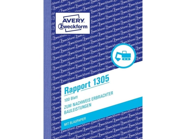 Avery Zweckform - Rapportskjema - 100 ark - A6 (105 x 148 mm)