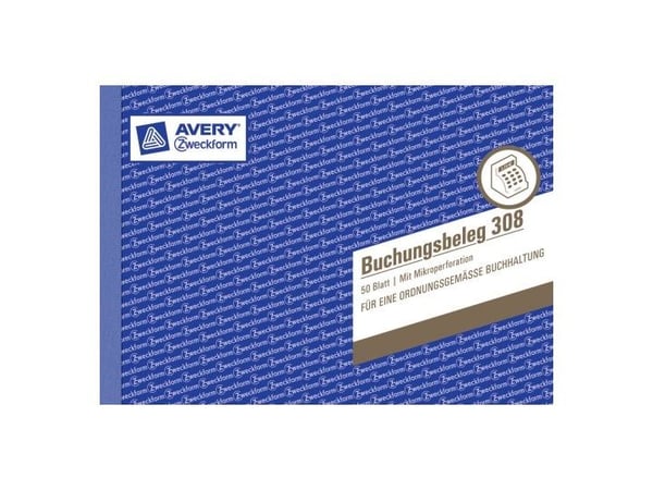 Avery 308, Blå, Vit, papper, 210 mm, 148 mm