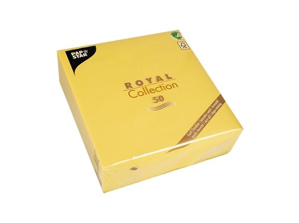 Papstar 11609, Gult, Tørkepapir, Monokromatisk, 54 g/m², 400 mm, 400 mm