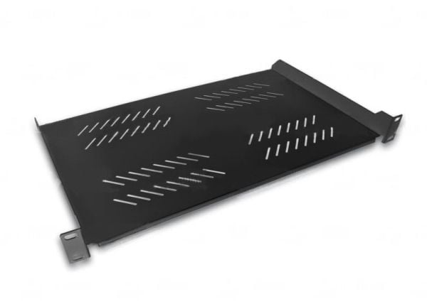 Triotronik SHELF 400 BL, Blank panel, Svart, 50 kg, 1U, CE, 48,3 cm (19")