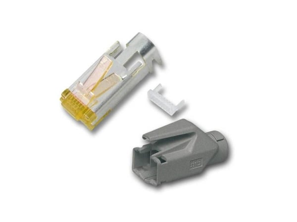 EFB Elektronik H7642.12-100, RJ-45, Grå, Hanstik, Lige, Cat6a, S/UTP (STP)