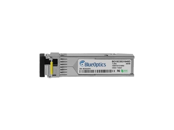 BlueOptics TN-SFP-LXB42-BO, Fiber optisk, 1250 Mbit/s, SFP, SFP, BX-D, 40000 m