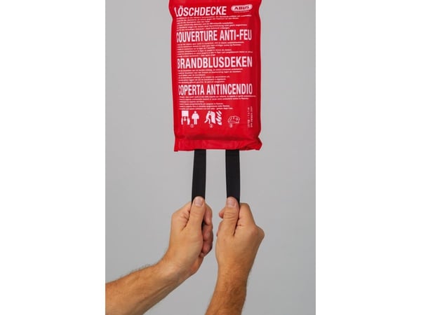 ABUS LD1118, 100 x 100 cm, Glassfiber, Rød, 1 stykker, DIN EN 1869:2001 by MPA Dresden, 950 g