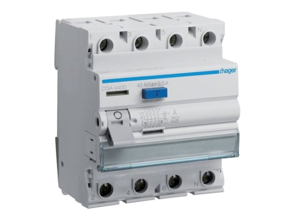 Hager CGA440D, Grå, Hvid, -25 - 40 °C, -55 - 70 °C, -25 - 40 °C, -55 - 70 °C