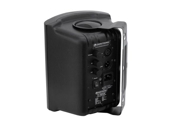 Omnitronic 11036716, 2-veis, 2.0 kanaler, Koblet med ledninger (ikke trådløs), 50 W, 50 - 20000 Hz, Sort