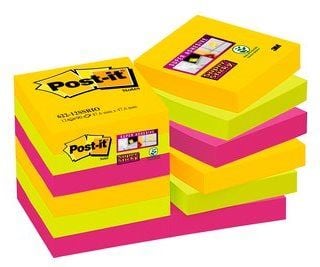 3M 62212SR, firkant, Grønn, Rosa, Gult, Papir, 48 mm, 48 mm, 90 ark 3M 62212SR, firkant, Grønn, Rosa, Gult, Papir, 48 mm, 48 mm, 90 ark