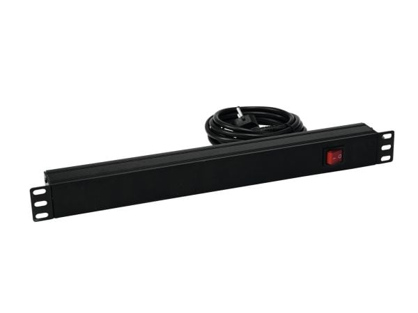 Eurolite 30240215, Grunnleggende, 1U, Horisontal/vertikal, Sort, 8 AC-utganger, 2,7 m
