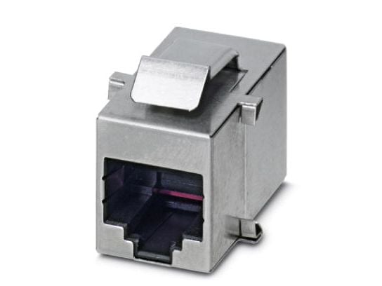 Phoenix VS-08-BU-RJ45/BU, RJ-45, 500 mO, -20 - 70 °C, Grå, metalli, IP20