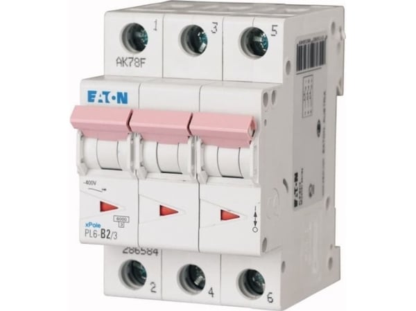 Eaton PL6-D16/3 överspännings-/överströmsbrytare 6kA
