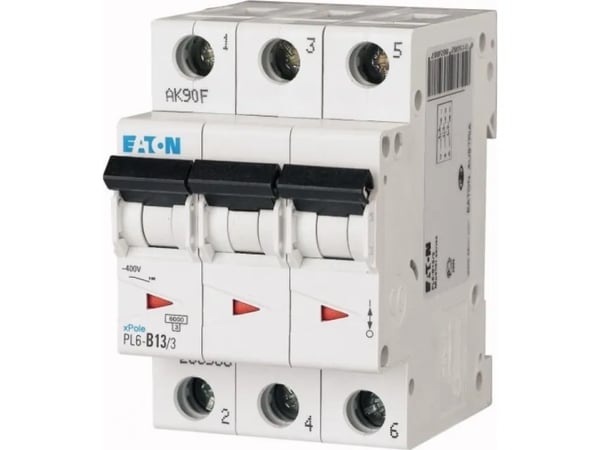 Eaton Katkaisija 3P B 13A 6kA AC PL6-B13/3 286588