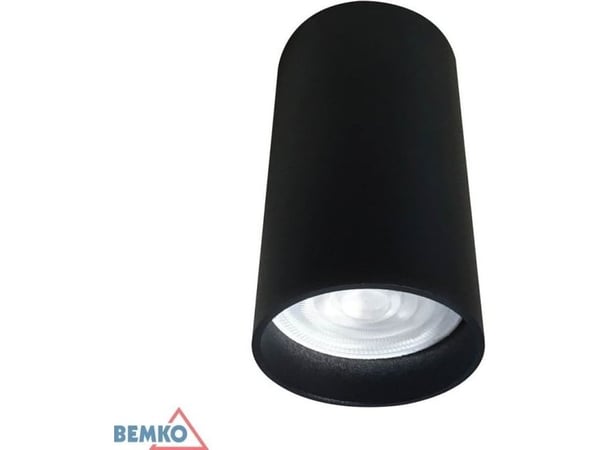 Bemko taklampe ULTER fast GU10 maks. 1x50W svart Ø55 C23-DLU-R-GU10-150-BL