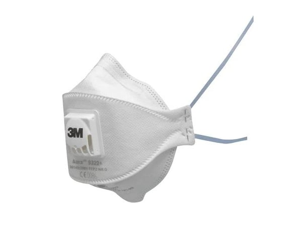3M 7000088730, Halvdekkende, Luftrensende respirator, FFP2, Hvit, 1 stykker
