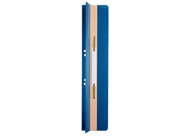 LEITZ stiftrygg, 65 x 305 mm, Manila papp, blå, med stiftefold, 250 g kvm, stansing: 60-80 mm, standard stansing (3726-00-35)