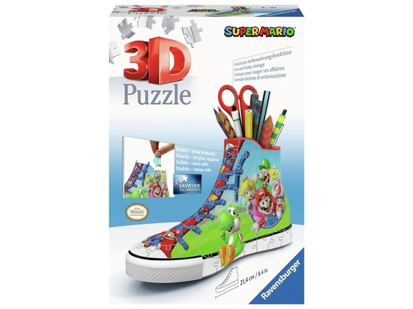 Ravensburger SNEAKER - SUPER MARIO - 3D, 108 kpl, 8 År