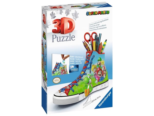 Ravensburger SNEAKER - SUPER MARIO - 3D, 108 kpl, 8 År