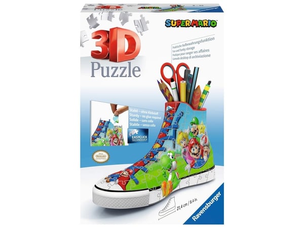 Ravensburger SNEAKER - SUPER MARIO - 3D, 108 kpl, 8 År