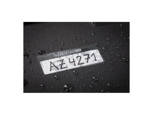 Avery 6905, Metallisk, Hvit, Rektangel, Permanent, Polyester, 5 stykker, 10 ark