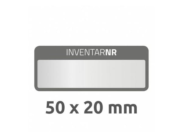 Avery 6905, Metallisk, Hvit, Rektangel, Permanent, Polyester, 5 stykker, 10 ark
