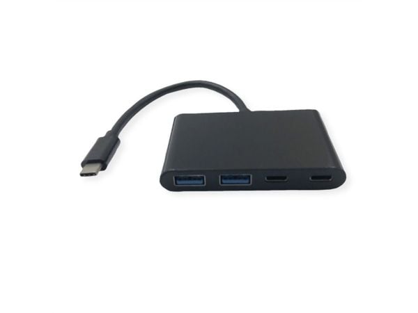 Value 14.99.5041, USB 3.2 Gen 1 (3.1 Gen 1) Type-C, USB 3.2 Gen 1 (3.1 Gen 1) Type-A, USB 3.2 Gen 1 (3.1 Gen 1) Type-C, 1000 Mbit/s, Musta, Alumiin...