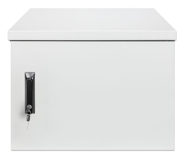Intellinet 716093, Veggmonterbar hylle, 9U, 100 kg, Nøkkellås, Forbedret kabelføring, 36 kg