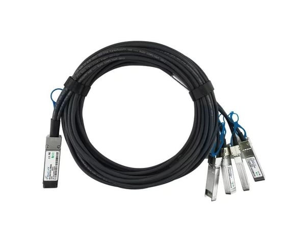 BlueOptics QSFP-100G-4SFP-25G-CAB-3M-BL, 3 m, QSFP28, 4xSFP28, Hankjønn/hankjønn