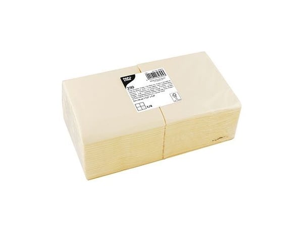 Papstar 82895, Krem, Tørkepapir, Monokromatisk, 46 g/m², 240 mm, 240 mm