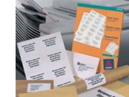 Avery Laser Labels, White 105 x 58mm DPS10 1000ST, 1000 stykker