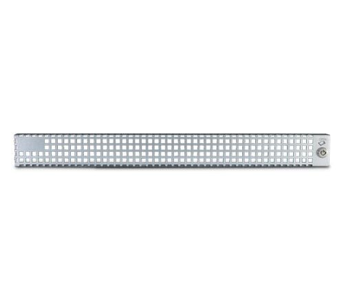 Inter-Tech - Systemskåpspanel - fram - silver - 1U