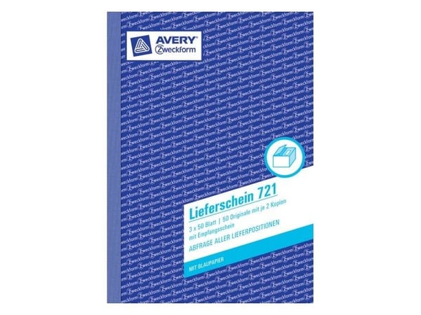 Avery 721 hallintakirja (721)