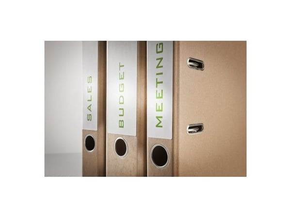 Avery LR4761 - Hvit - 61 x 192 mm 100 etikett(er) (25 ark x 4 filmappeetiketter