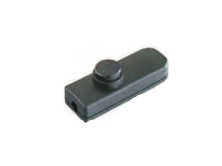 Bachmann 924.054, Tryckknappsbrytare, 1P, Svart, 250 V, 105 mm, 37 mm