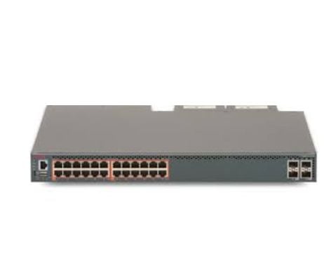 Avaya ERS 5928GTS-PWR+, Håndtert, L2/L3, Gigabit Ethernet (10/100/1000), Strøm over Ethernet (PoE), Rack-montering, 1U