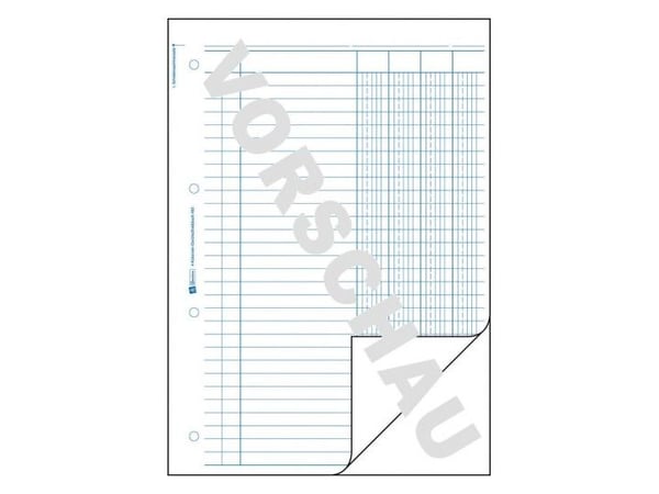 Avery 452, Blå, Vit, papper, 210 mm, 297 mm