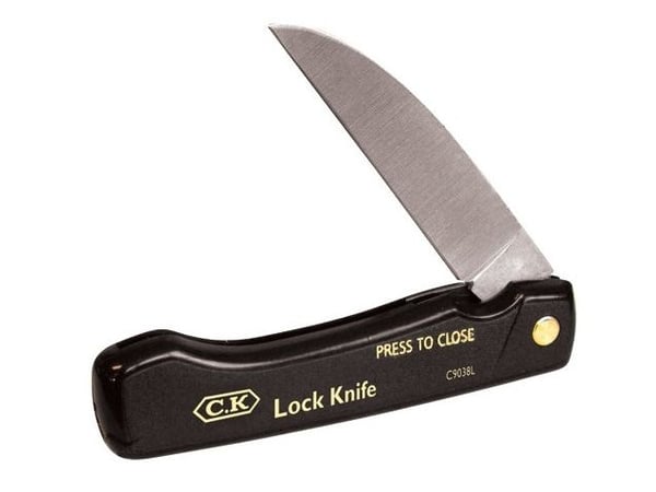 C.K Tools C9038L, Klappkniv med lås, Barlow, Stål, 1 verktøy C.K Tools C9038L, Klappkniv med lås, Barlow, Stål, 1 verktøy