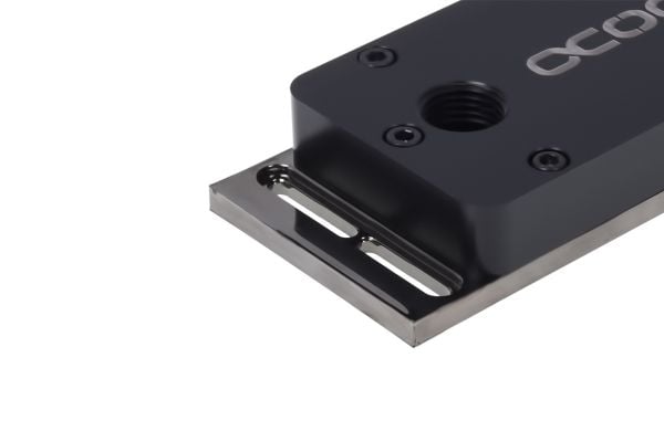 Alphacool 8745477, Musta, nikkeli, muovi, naaras, 1/4", 127.5 mm, 45.2 mm, 45.2 mm