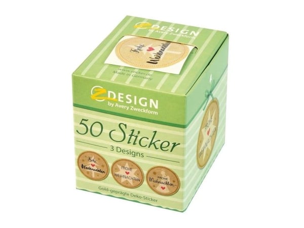 Avery 56827 Dekorativt klistremerkepapir Flerfarget Permanent 50 stk (56827)