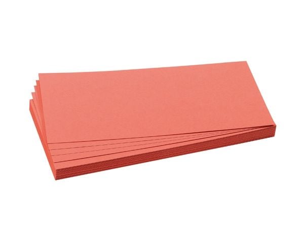 FRANKEN - Moderasjonskort - rektangel - 9.5 x 20.5 cm - rød (en pakke 500)