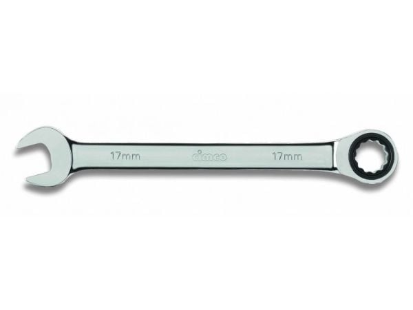 Cimco 112517, 17 mm, Krom, Kromvanadiumstål, Krom, Blank, 15°