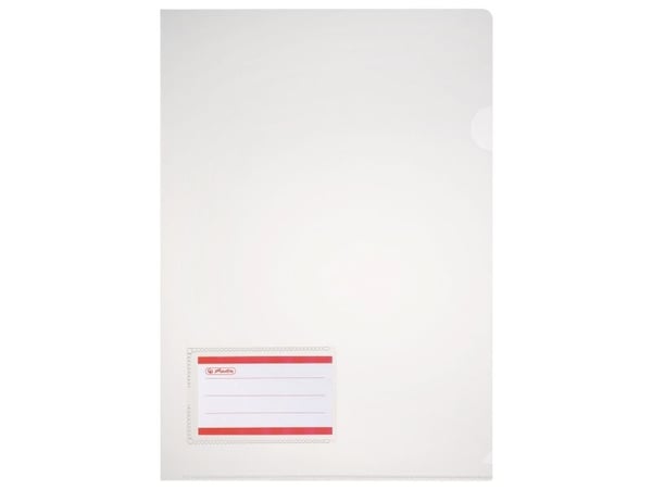 Herlitz 10913804, A4, Polypropylen (PP), Gjennomsiktig, Landskap/portrett, 10 stykker